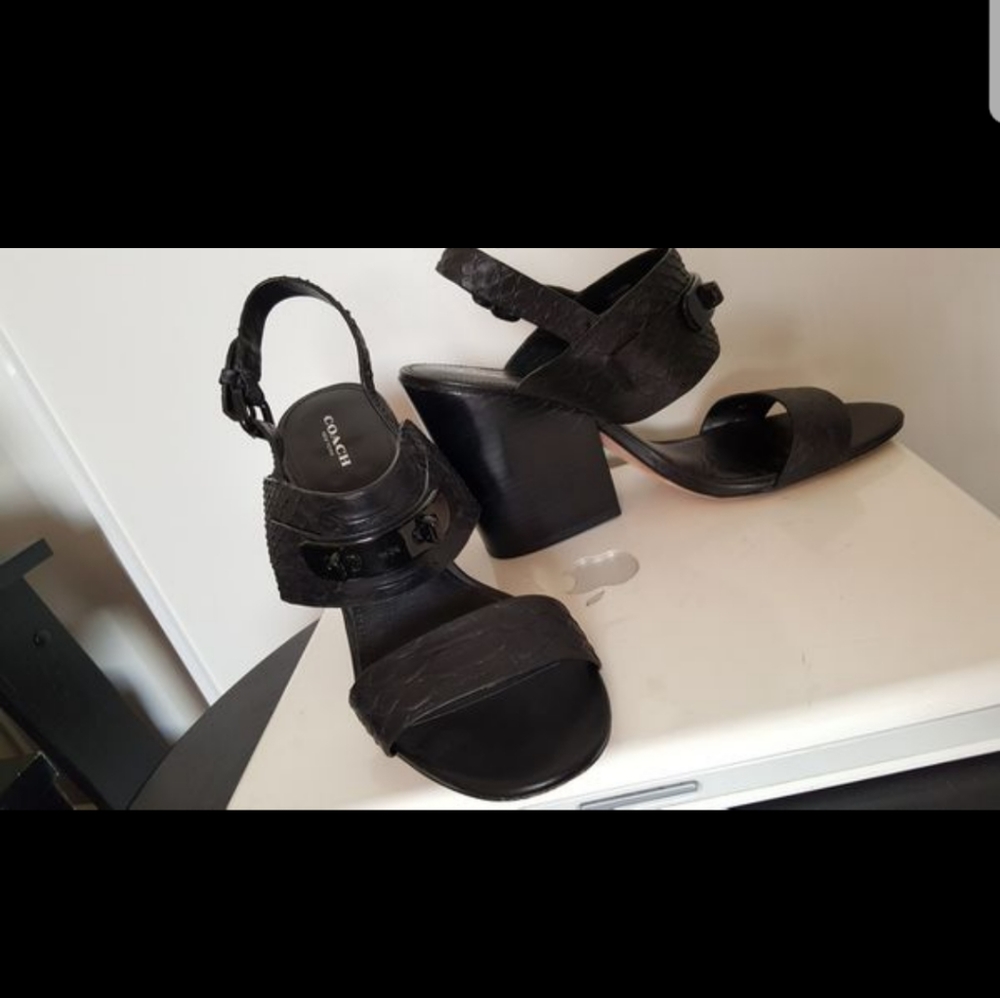 Coach Dennis sandals Black